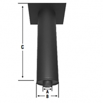 Selkirk Stove Pipe A-V Ceiling Support Large, 4"