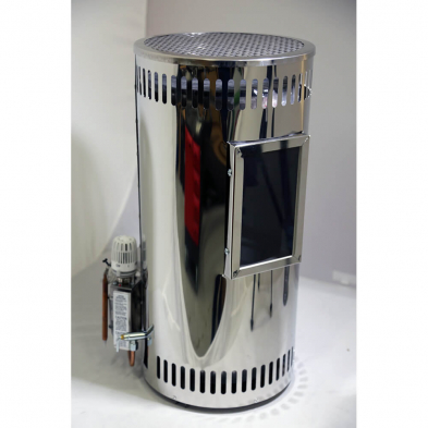 NordicStove Rustic Stainless w/ Window Thermostat, 25,000