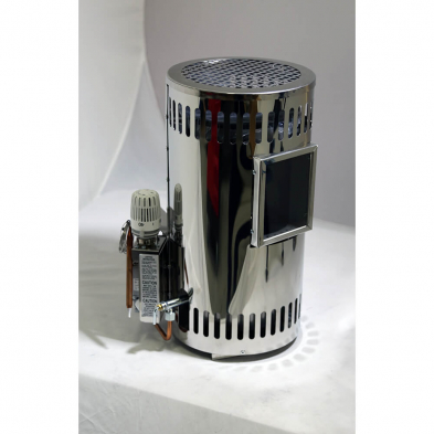 NordicStove Rustic Stainless w/ Window Thermostat, 6,800