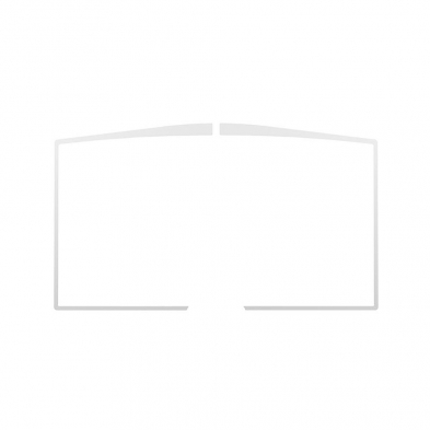 Brushed Nickel Door Overlay, Stratford