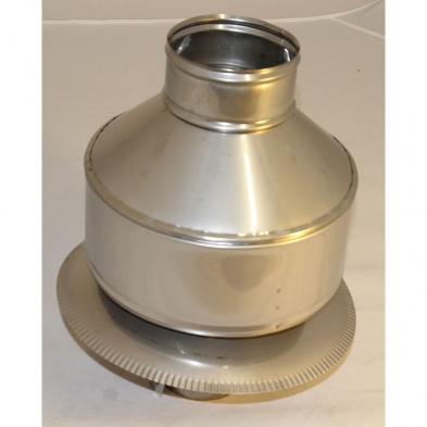 SC4DK 	Stove Pipe Liner Dikapt SS, 4"