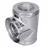 Stove Pipe A-V Tee/Cap Insulated, 5"