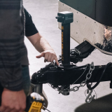 Trailer Valet JX 5K Center Mount Jack Close