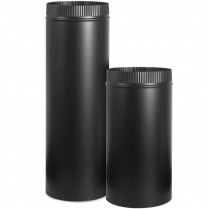 Duravent Stove Pipe Single Wall Black Pipe