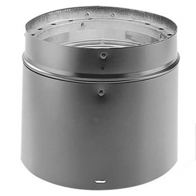 DVL Double-Wall Adjustable Black Stove Pipe 