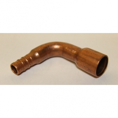 XLE23MC Pex Fittings Sweat Elbow Copper Male 3/8" x 1/2"