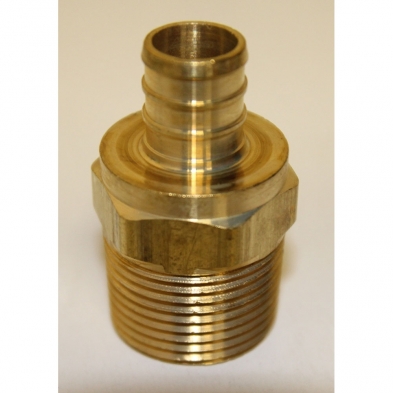 XLMC584 Pex Fittings 5/8" Insert x 3/4" MPT Adapter