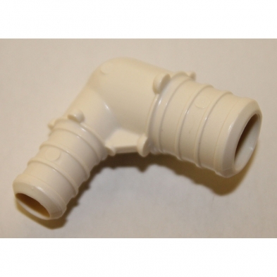 XRE43 Pex Fittings Crimpsert 90 Elbow PolyAlloy 3/4" x 1/2"