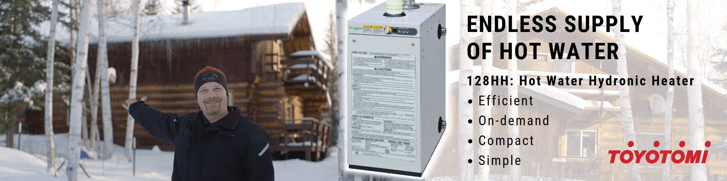 Toyotomi OM-128HH Water Heater