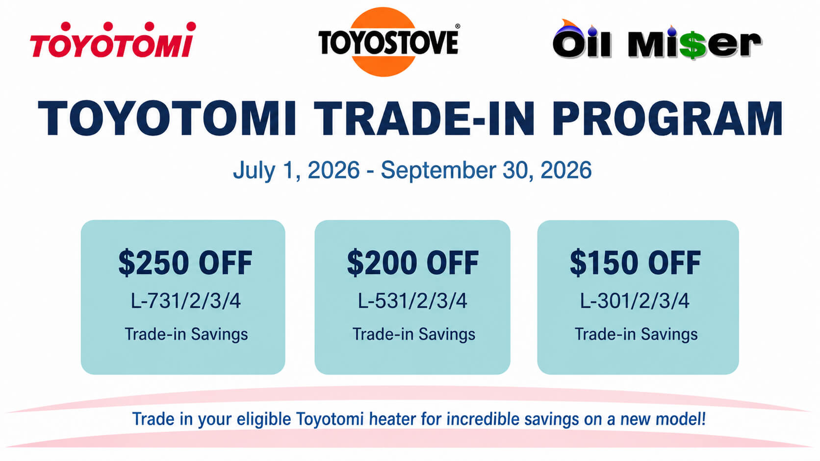 Toyotomi Trade-In Program