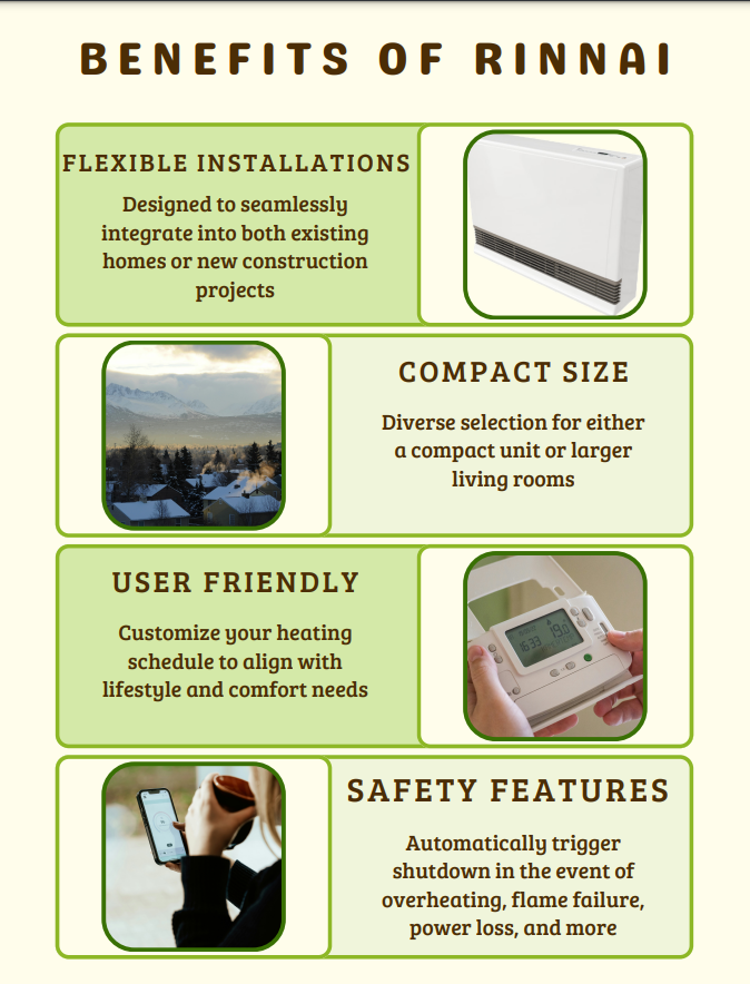 Rinnai Direct Vent Features