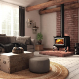 Osburn OB01700 Wood stove curve leg view