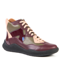 37-5120 BURGUNDY AND KAKI