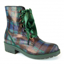 DY-46923 Plaid Blue and Green