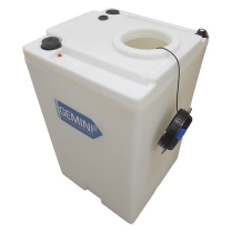 70 Gallon Gemini Dual Containment Tank System, Squ, White