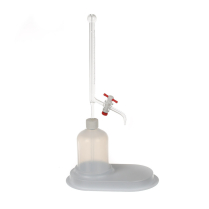 Buret, 10mL Teflon SC, w/bottle,