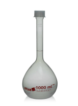 BRANDTECH&trade; VITLAB&trade; Class B PMP Volumetric Flasks with Screw Caps 1L