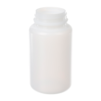 Jar, 120cc, Nat HDPE, w/cap