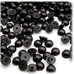 Bead Half Pearl Black (144 pack)