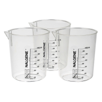Beaker, PMP, 1000mL, pk/3