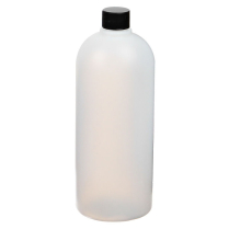 Bottle 1L Nat HDPE Cosmo Round 28-410