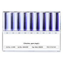 CHEMetrics&reg; Flat Comparator - Chlorine (1-5 ppm)