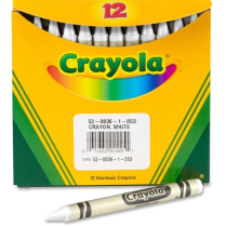 Crayon, White (12 pack)