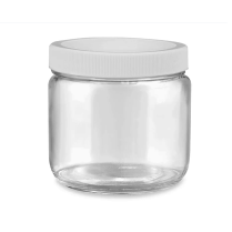Straight-Sided Glass Jars - 12 oz