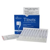 CHEMetrics&reg; Titrets&reg; Test Kit  Sulfite in White Wine (10-100 ppm)