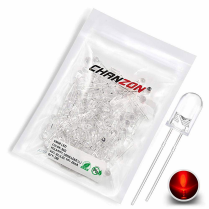 Light Bulb, LED, Red, 5mm (100 pack)