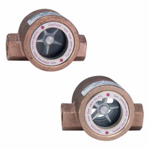 Midwest Sight Flow Indicator, 1 1/2" FNPT, Bronze,