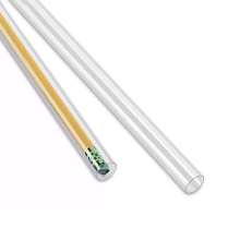 Clear tube, 8 x .5" (25 pack)