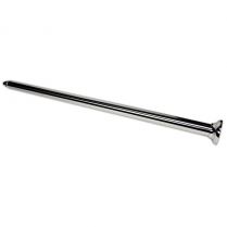 Universal Old School Straight 36" Steering Column- Polish SS