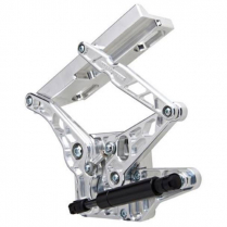 1967-70 Cougar Hinge Kit with Steel Hood Frame - Natural