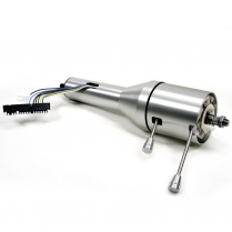 Universal Tilt 12" Steering Column w/o Shift - Satin Alum