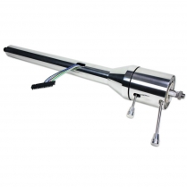 Universal Tilt 28" Steering Column w/o Shift - Polish Alum