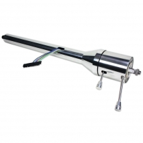 Universal Tilt 35" Steering Column w/o Shift - Polish Alum