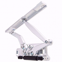 1965-67 Chevelle Hinge Kit with Steel Hood Frame - Natural