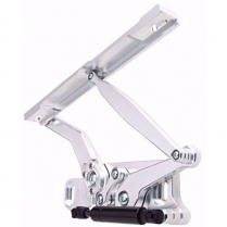 1967-69 Firebird Hinge Kit with Steel Hood Frame - Natural