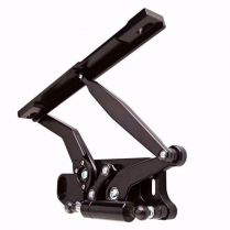 1966-67 Nova Hinges w/Steel Hood for IFS Solid Frame - Black