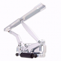 1968-74 Nova Hinge Kit with Steel Hood Frame - Natural