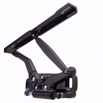 1972 Nova Hinge Kit with Steel Hood Frame - Black