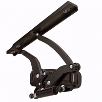 1970-72 Monte Carlo Hinge Kit with Steel Hood Frame - Black