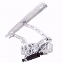 1970-72 Monte Carlo Hinge Kit w/Steel Hood Frame - Natural