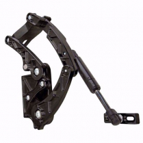 1955-56 Chevy Hinge Kit with Steel Hood Frame - Black