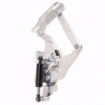 1957 Chevy Hinge Kit with Steel Hood Frame - Natural