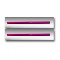 10'' Single Slot Tail Light Lens - Red