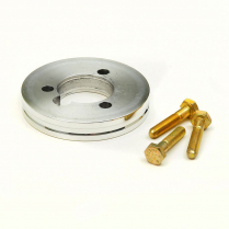 3 Bolt 1/2" Tall Horn Button Riser - Polished