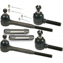 1955-57 Chevy Car Tie Rod Ends & Billet Steering Adjustors