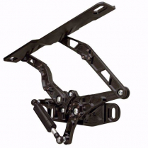 1970-81 Camaro Hinge Kit with Steel Hood Frame - Black
